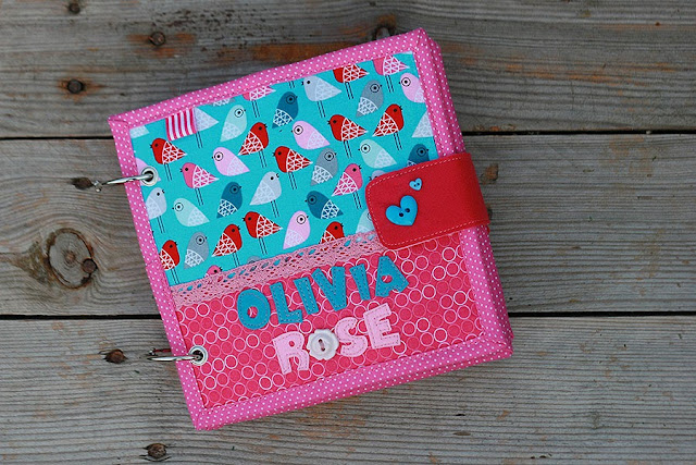 Little quiet book for Olivia Rose. Handmade busy book TomToy, Personalized baby girl gift