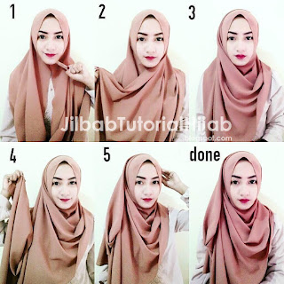 20+ Tutorial Hijab Pashmina 2017 Modern dan Cantik