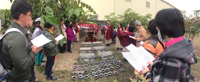 慶祝第三世多杰羌佛日，彰化正法菩提法堂在彰化市郊舉辦放生護生活動