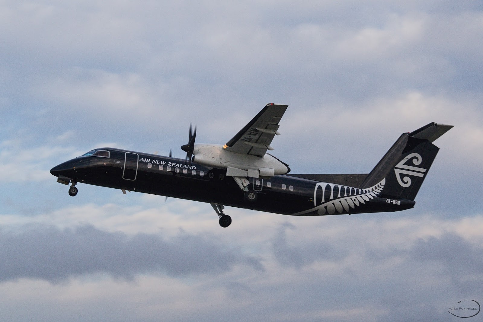 NZ Civil Aircraft Black Q300