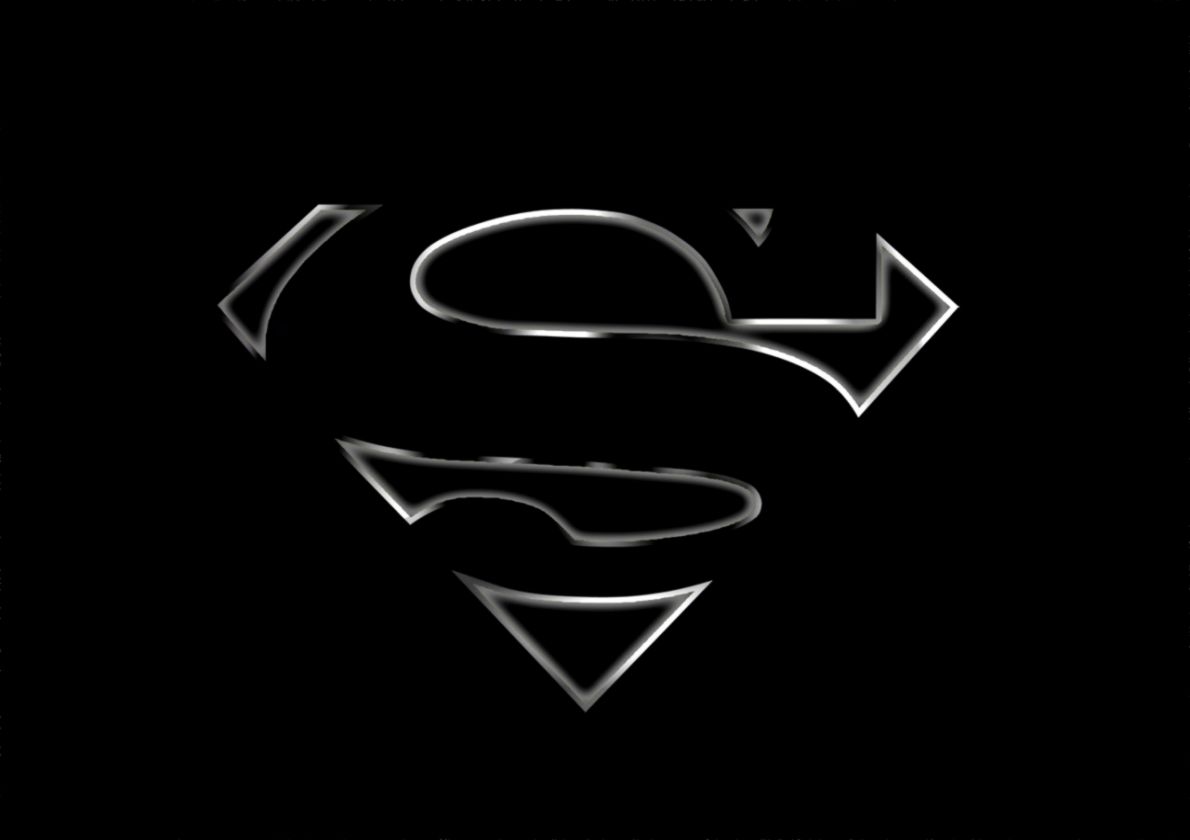 Superman Logo Wallpaper Black Full Hd Wallpapers
