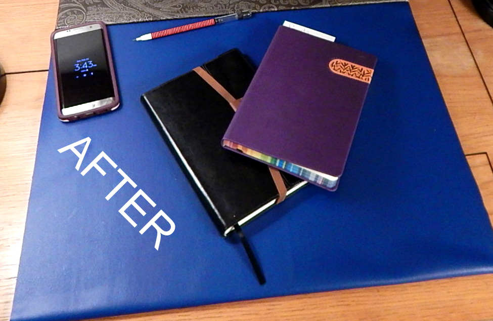 Desk Blotter Makeover Chatter Gal