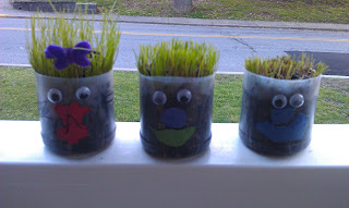 Miss Julie's Preschool Fun!: Grass Heads!
