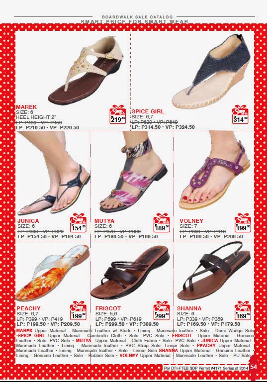 Boardwalk Brochure: Women's Shoes Christmas Sale Catalog October 15 ...
