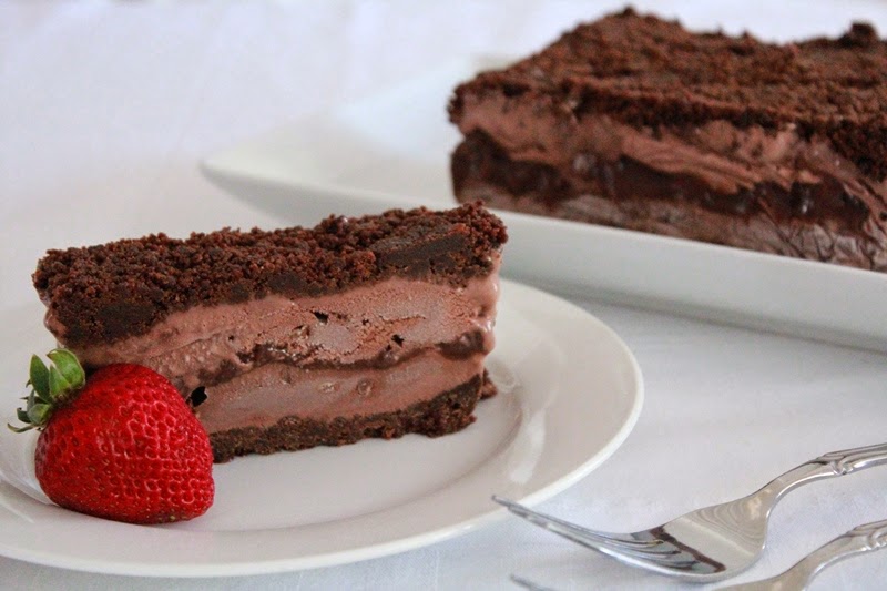 Triple Chocolate Ice Cream Terrine Threadbare Creations