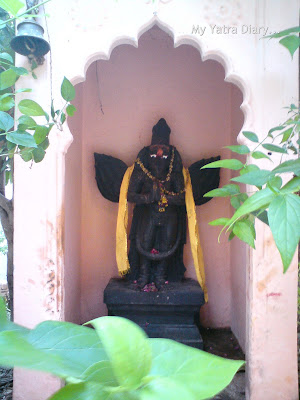 Deity of Garud in Adi Varah Temple, Mathura