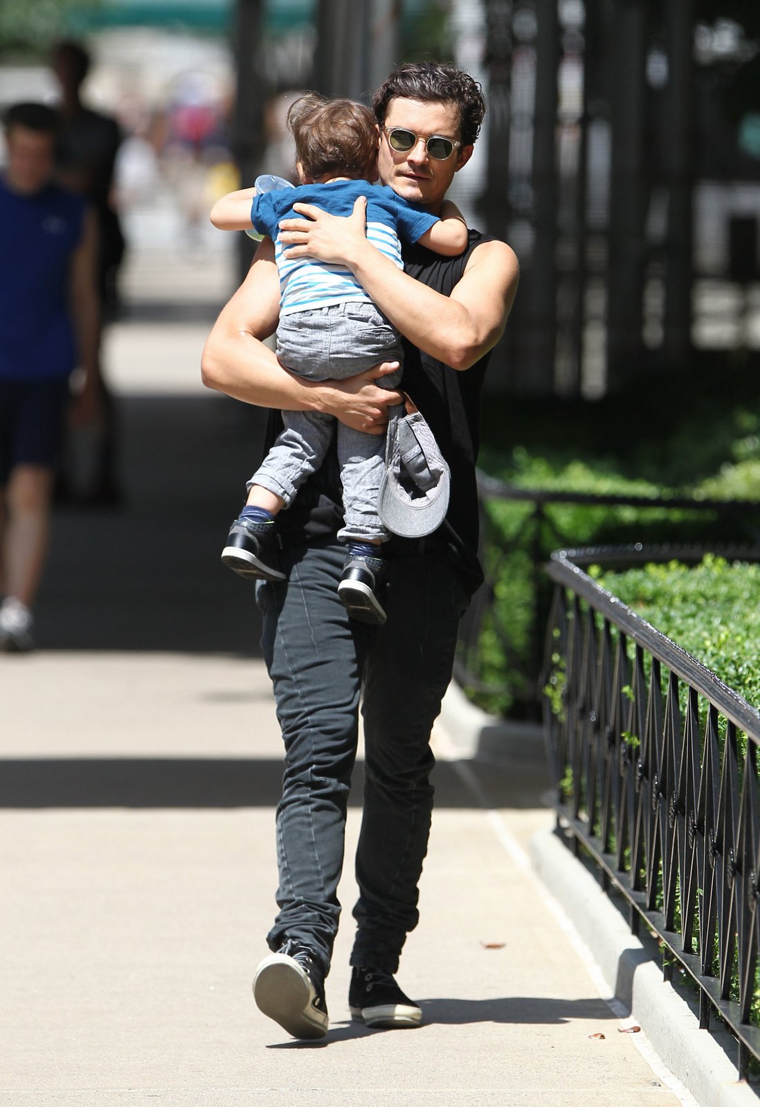 Орландо блум с семьей