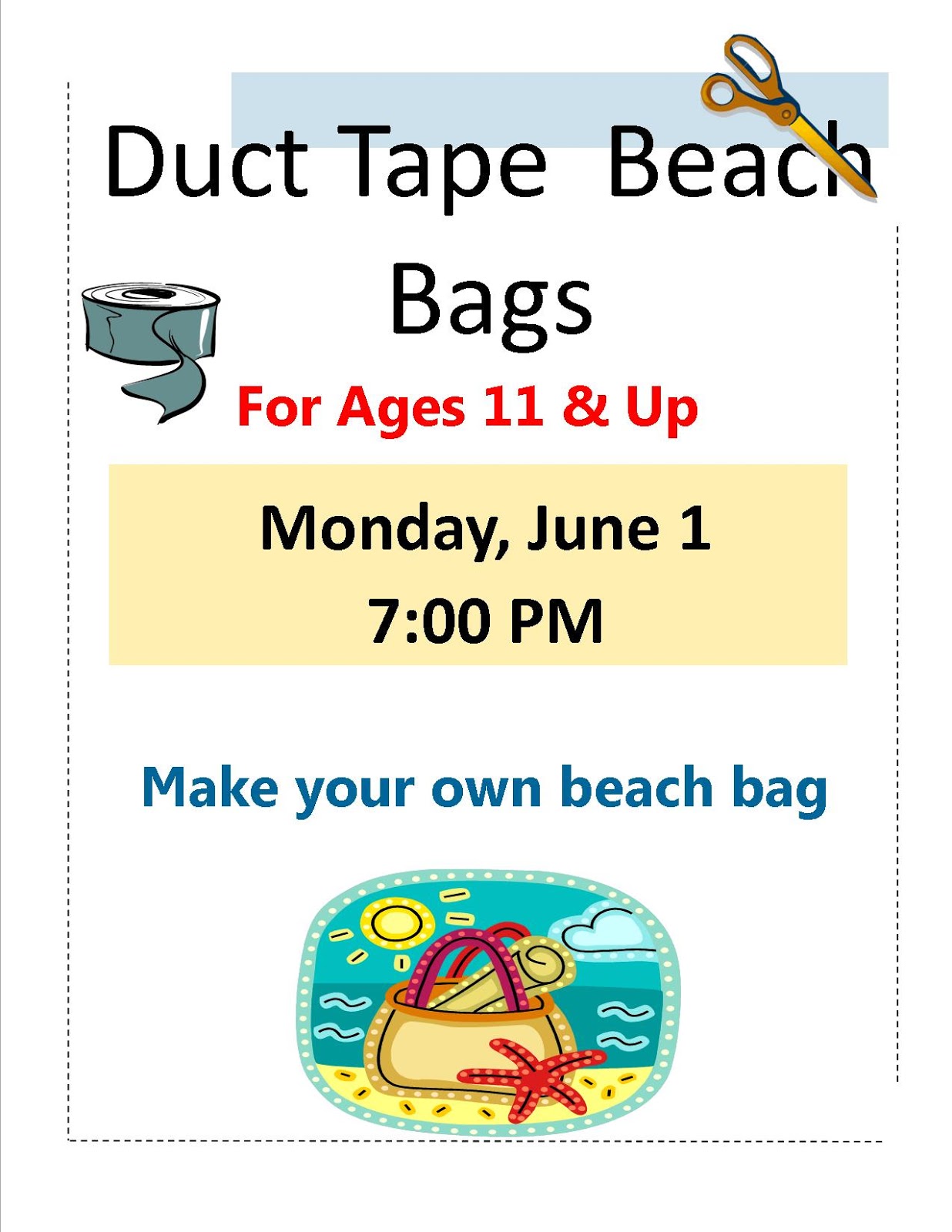Franklin Matters Franklin Library Duct tape beach bags
