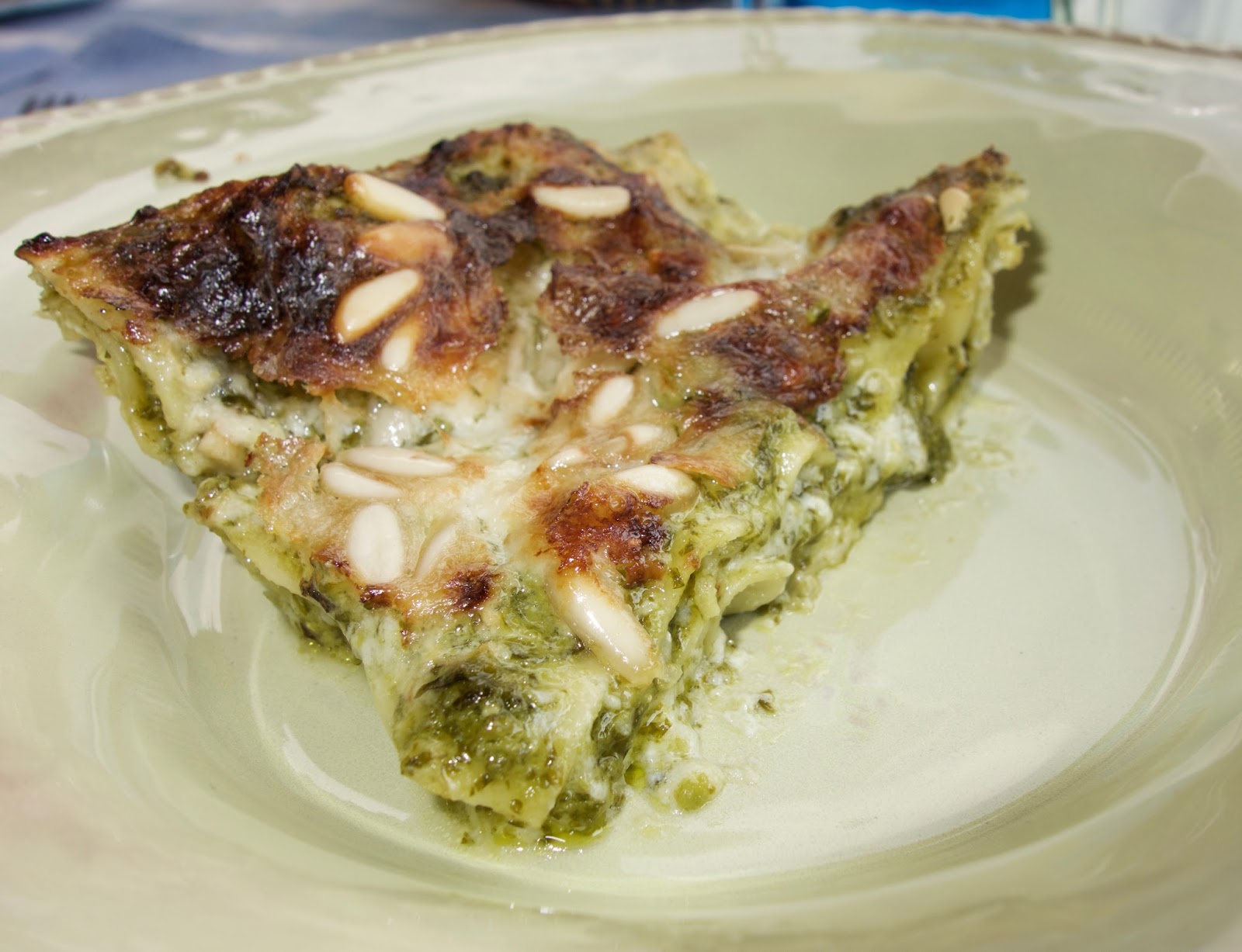 Stroud Is All Over the Place Ligurian Cuisine Lasagna al Pesto