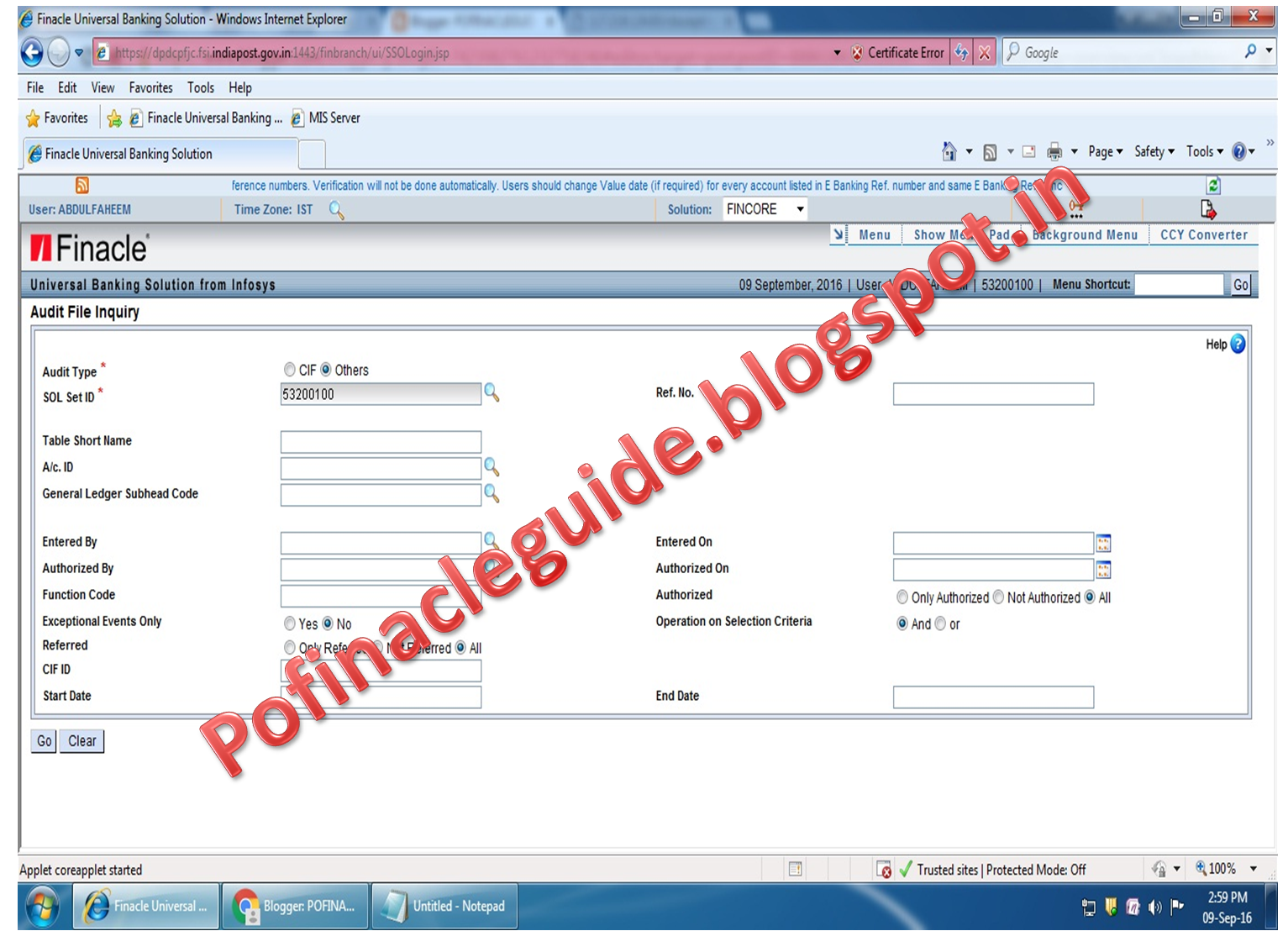 Procedure to find the unverified SCSS accounts which are pending for