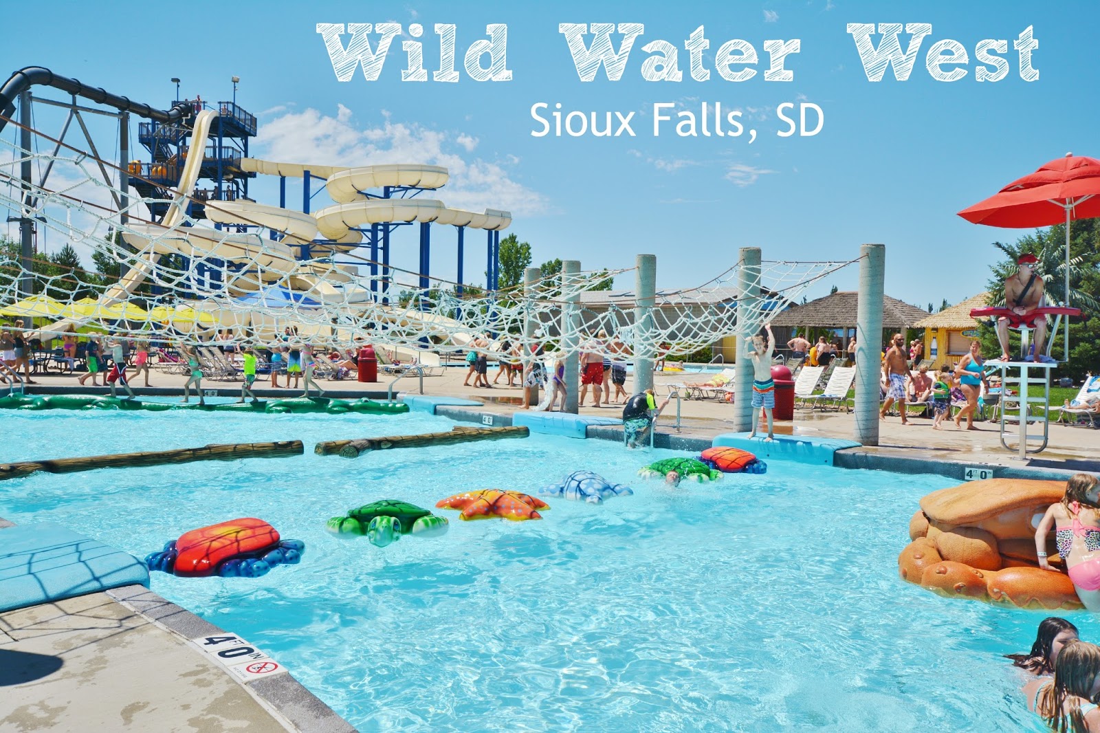 South Dakota's largest waterpark, Wild Water West is a must do #attraction in Sioux Falls! #70dayroadtrip #travel