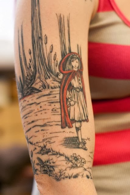 Tatuaje de Caperucita Roja