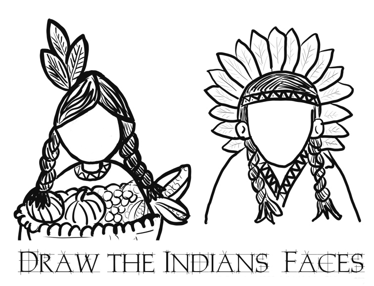 native american thanksgiving coloring pages - photo #16