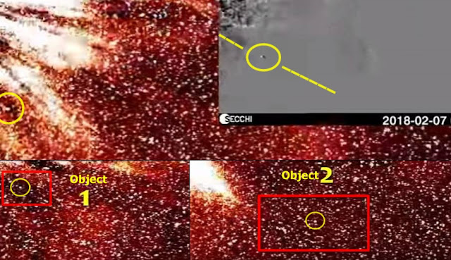UFO News ~ UFO Fires Two Projectiles Into The Sun? plus MORE UFO%2BSun