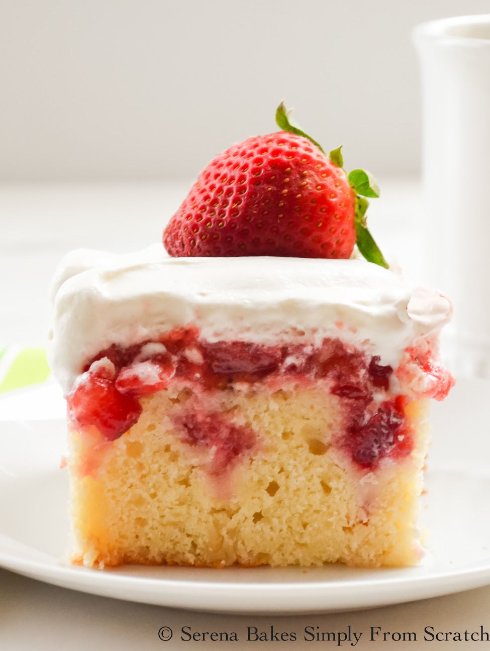 Strawberry Shortcake Poke Cake | Serena Bakes Simply From ...