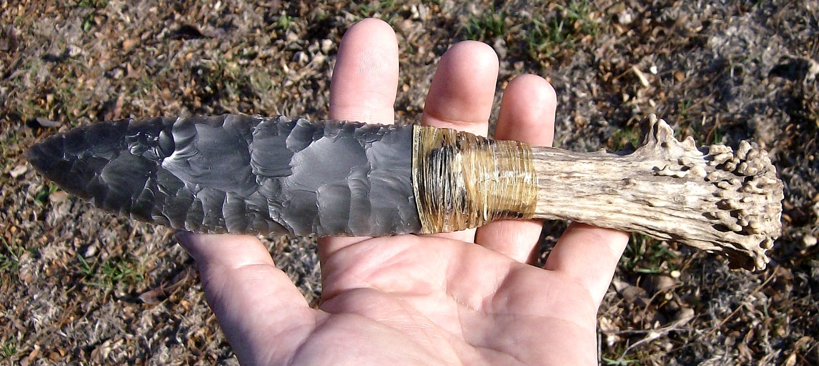 Nehawka Primitive Skills English Flint Knife Nehawka Primitive Skills English Flint Knife