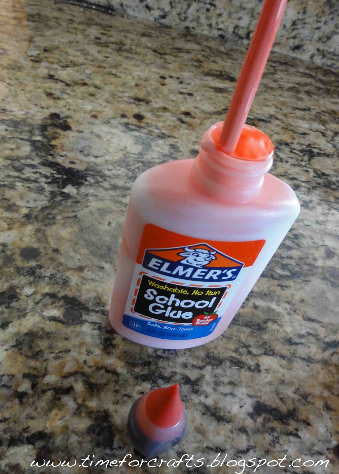 Time For Crafts Colored Glue Art Project