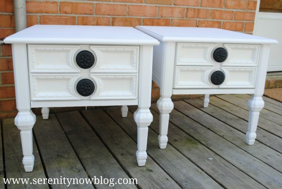 Painted Thrift Store End Tables Serenity Now blog