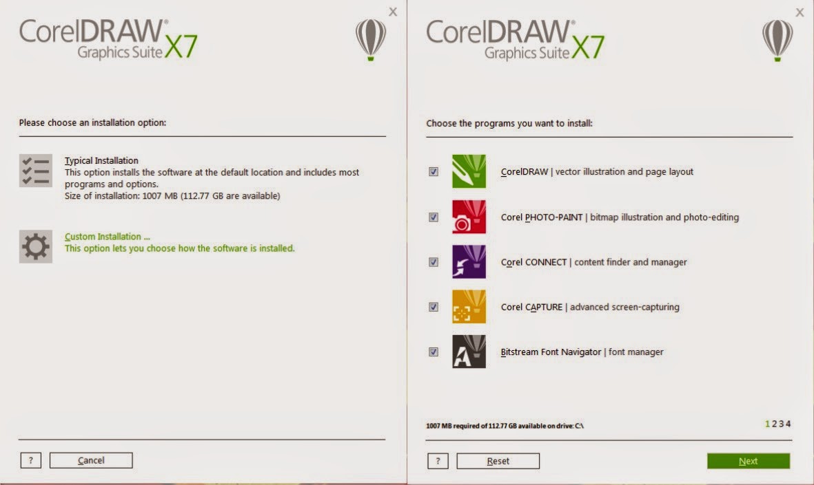 Cara Instal Corel draw x7 U'rdesign