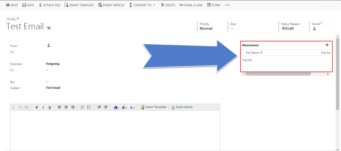 CRM Blocks by Vishal Grade How to send email with attachment in