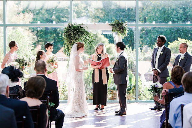 Atrium at Meadowlark Gardens Wedding | Photos by Heather Ryan Photography