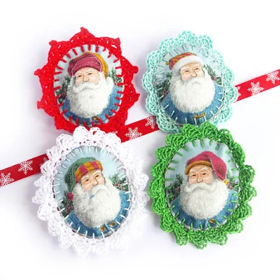 Santa claus brooch