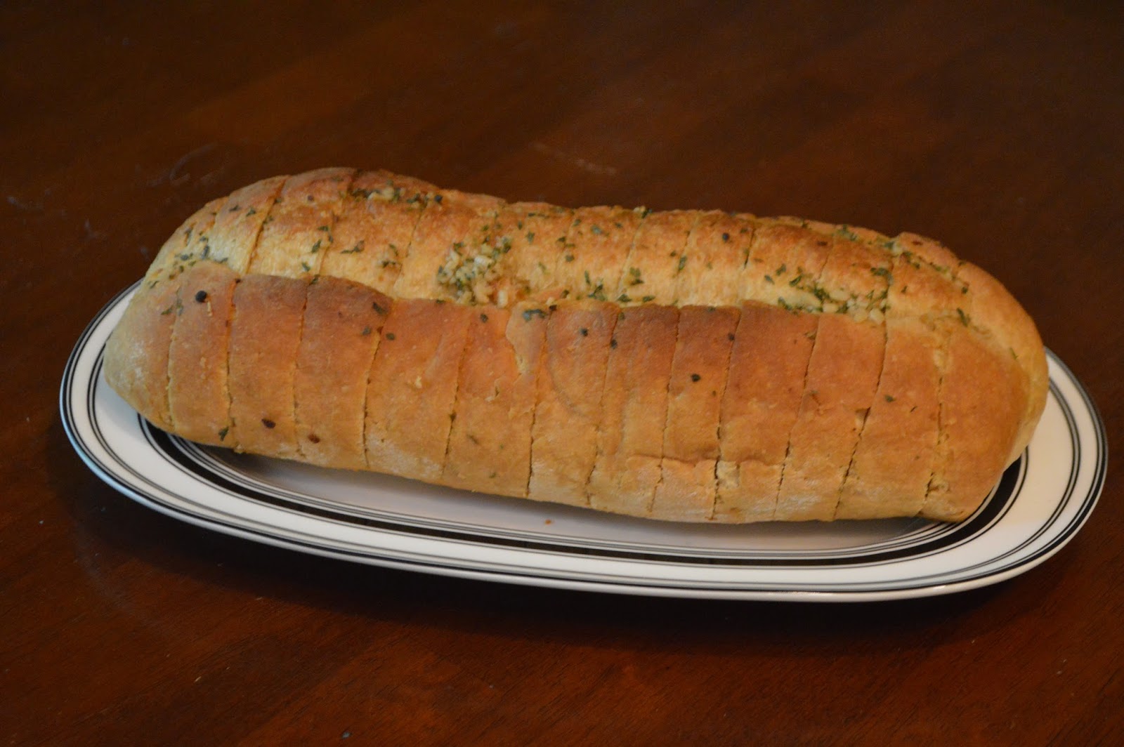 One Day At A Time From My Kitchen To Yours Garlic and Herb Italian Bread