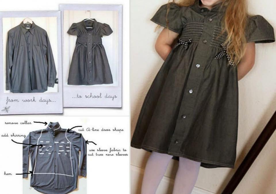 Diy Dress Comel Dari Baju Kemeja Lama Blog Sihatimerahjambu Diy Dress Comel Dari Baju Kemeja Lama