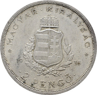 Hungary 2 Forint Silver Coin