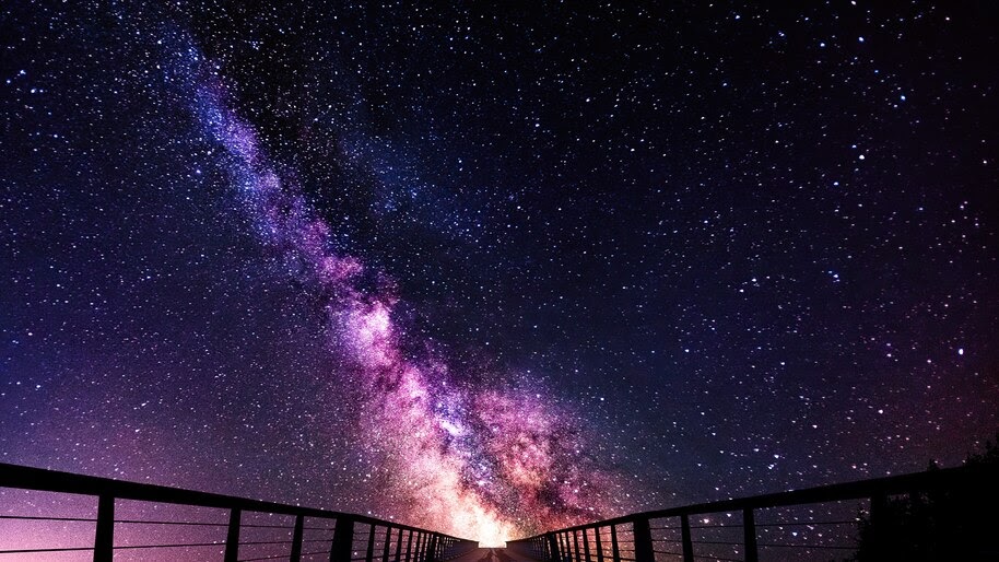 Starry, Night, Sky, Scenery, 4K, #6.443 Wallpaper