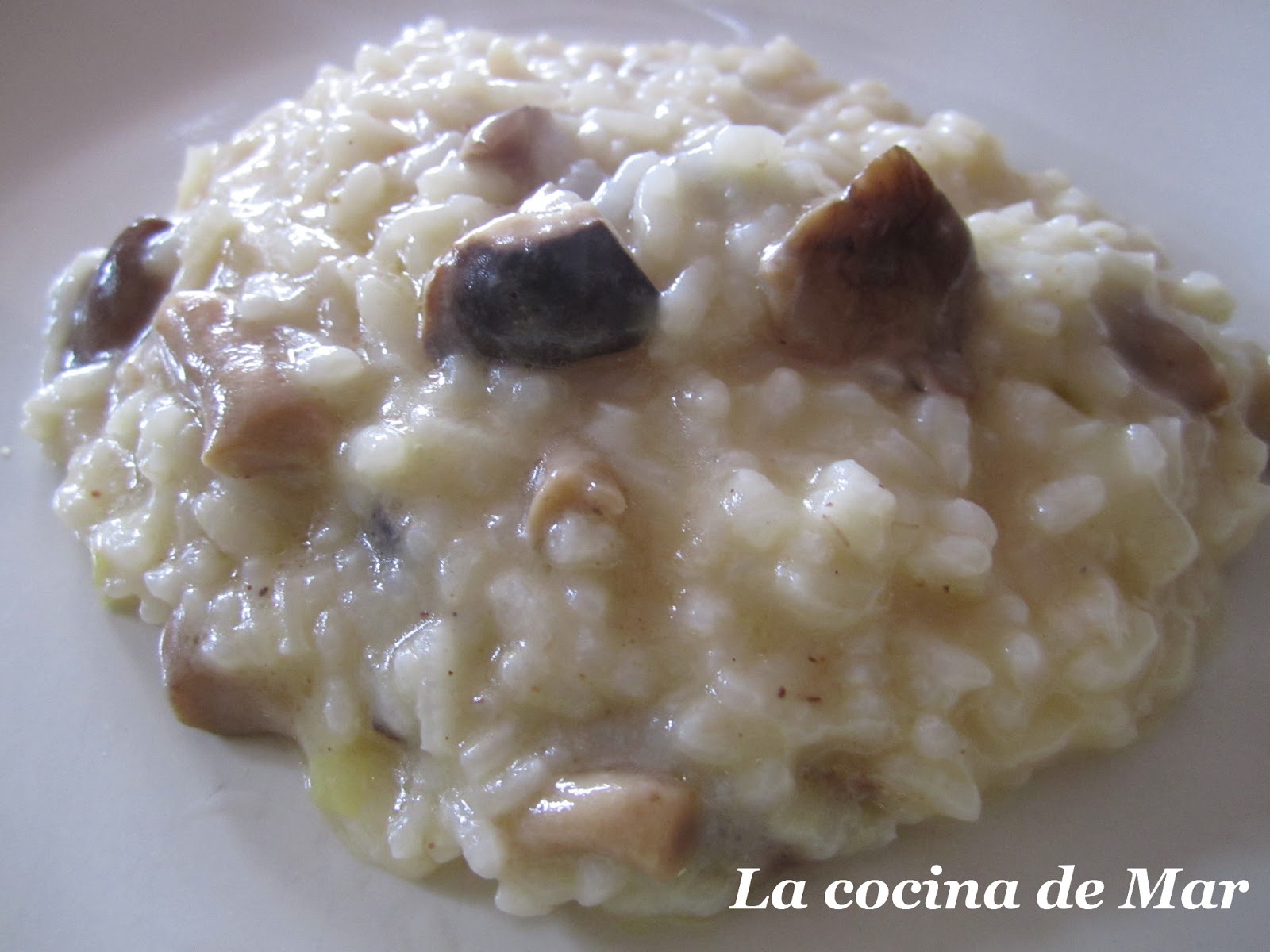 La cocina de Mar RISOTTO DE SETAS SHIITAKE
