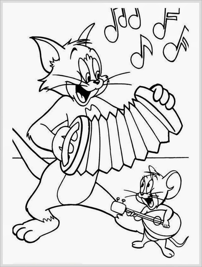 Tom And Jerry Coloring Pages | Realistic Coloring Pages