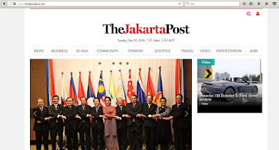 Website belajar SBMPTN - The Jakarta Post