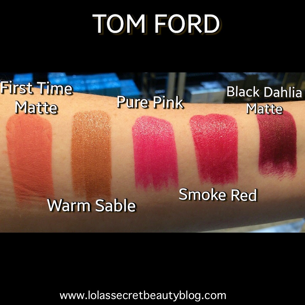 lola's secret beauty blog: Tom Ford Beauty New Permanent 2015 Lip Colors,  Lip Color Mattes and Lip Color Shines | Swatches & Availability