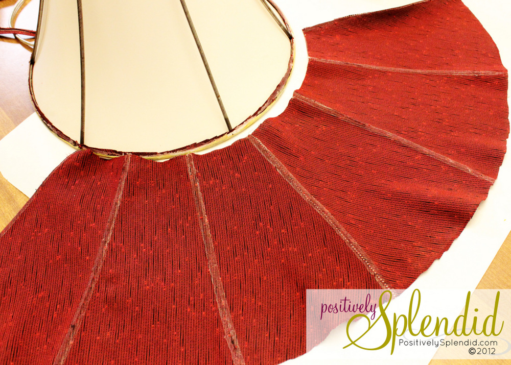 How To Recover A Lampshade Positively, Can You Reupholster A Lampshade