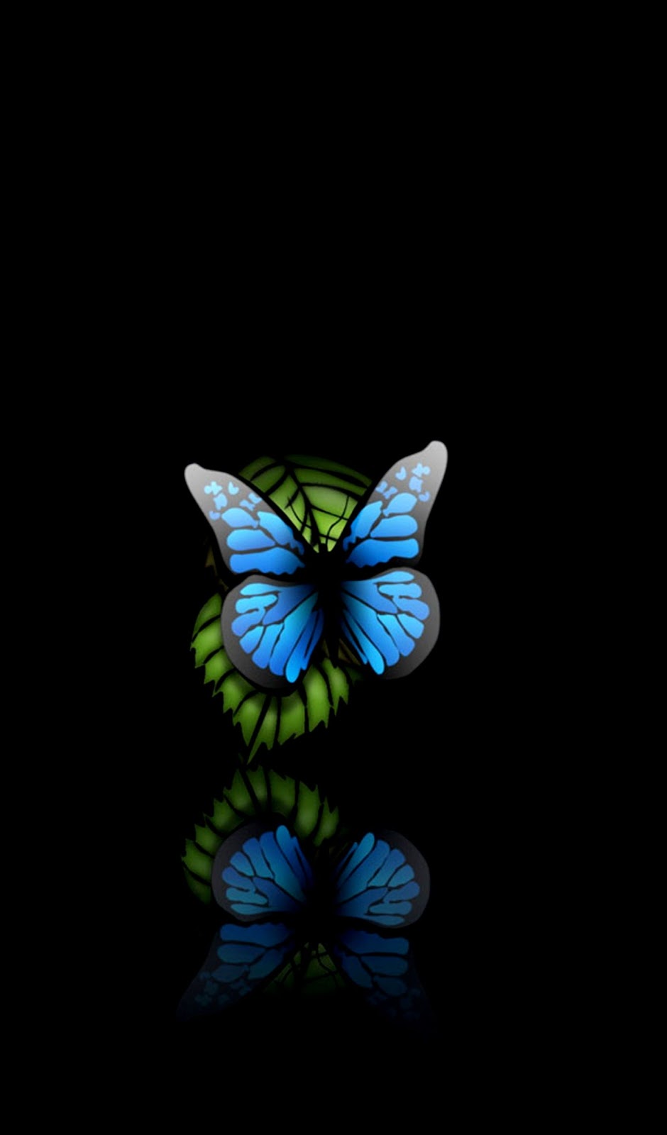 Blue Butterfly Hd Background