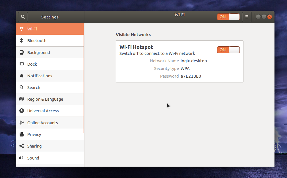 How To Create A WiFi Hotspot In Ubuntu 18.04 / Gnome (And Edit Its