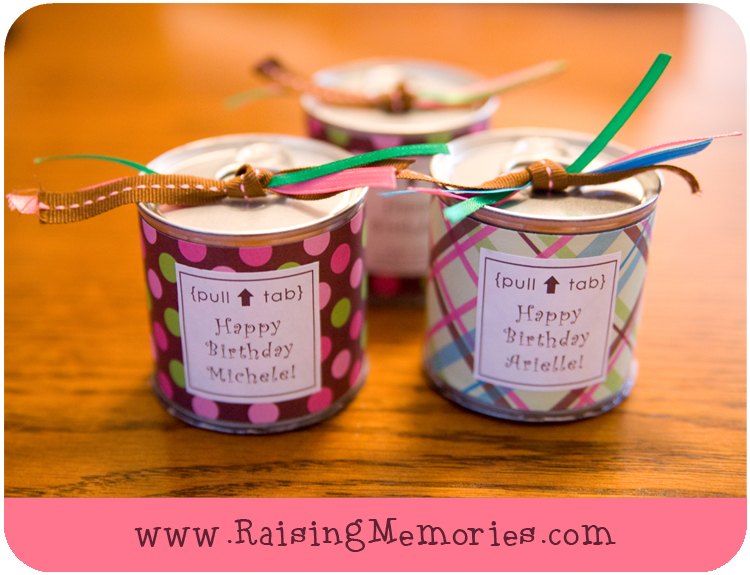 Tutorial Tuesday (Canned Gifts!)