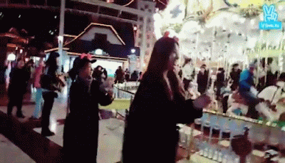 어제 롯데월드 간 아이돌 커플 | 인스티즈