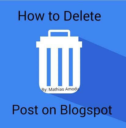 How to Delete a Post on Blogspot