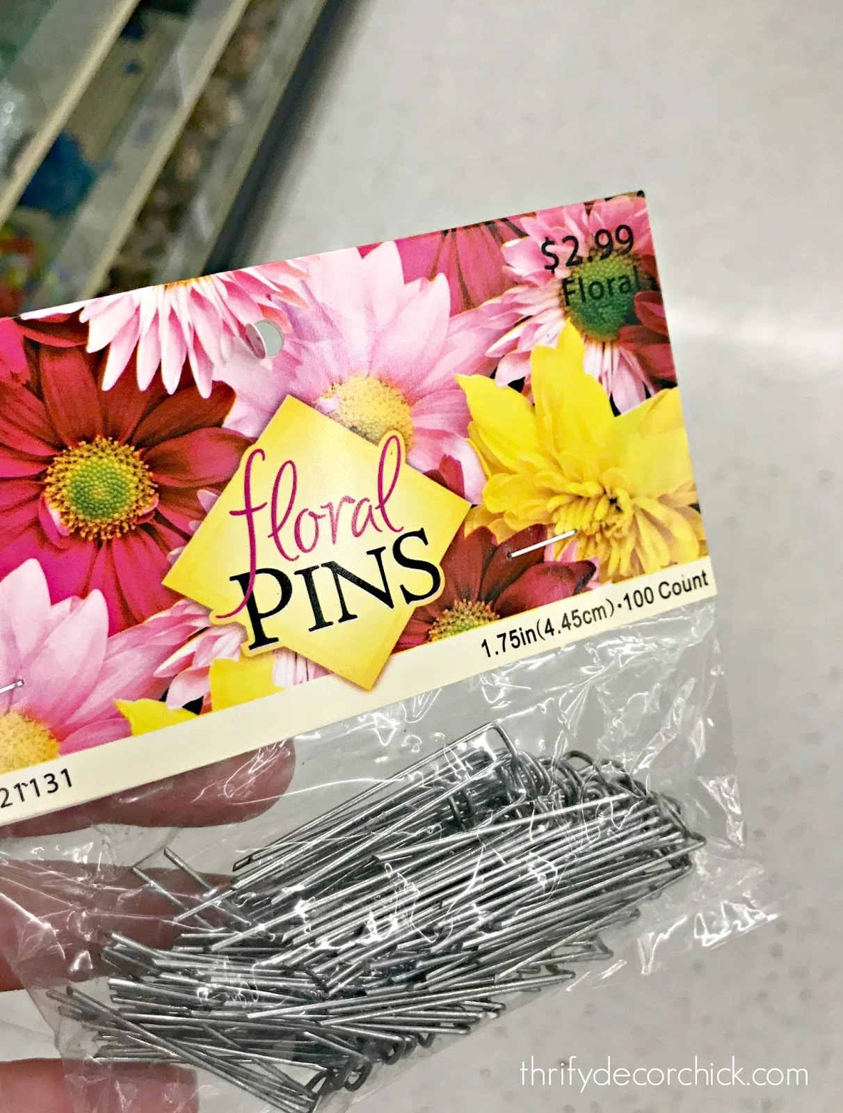 floral pins for pom poms on wreath