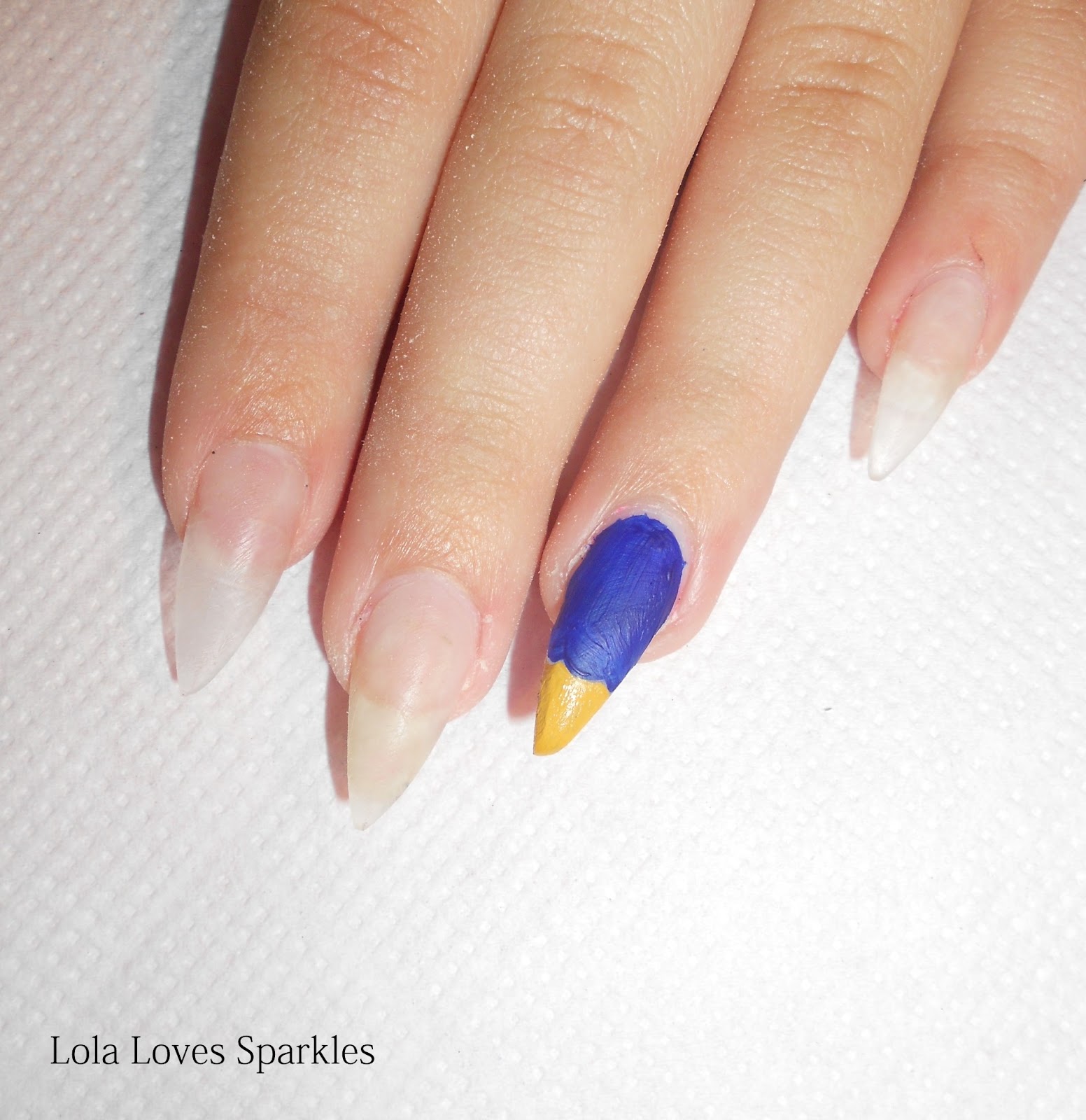 Lola Loves Sparkles Cute Coloured Pencils Nail Design [StepbyStep
