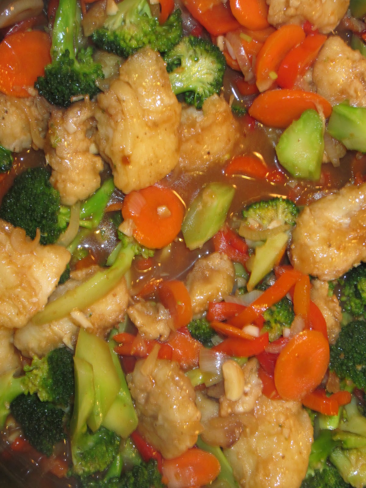 SteffesWood Apiary Aliquippa, PA Halibut Cheeks Stir Fry