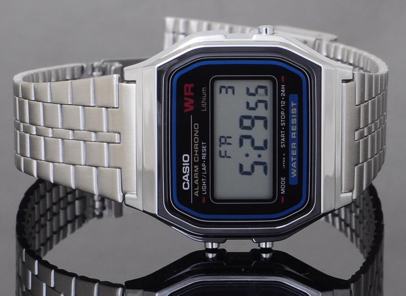 Welcome in azizaaar's shop: CASIO RETRO DIGITAL VINTAGE SILVER AND GOLD WATCH A159