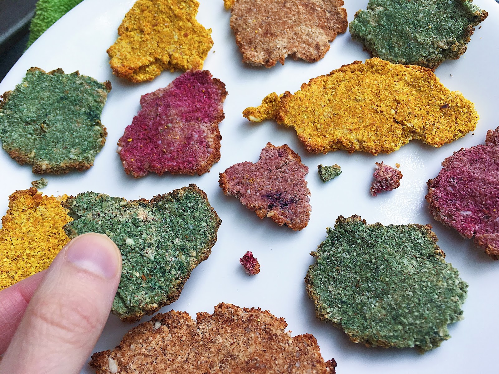 DyeFree Coconut Rainbow Cookies (Gluten Free, Vegan)