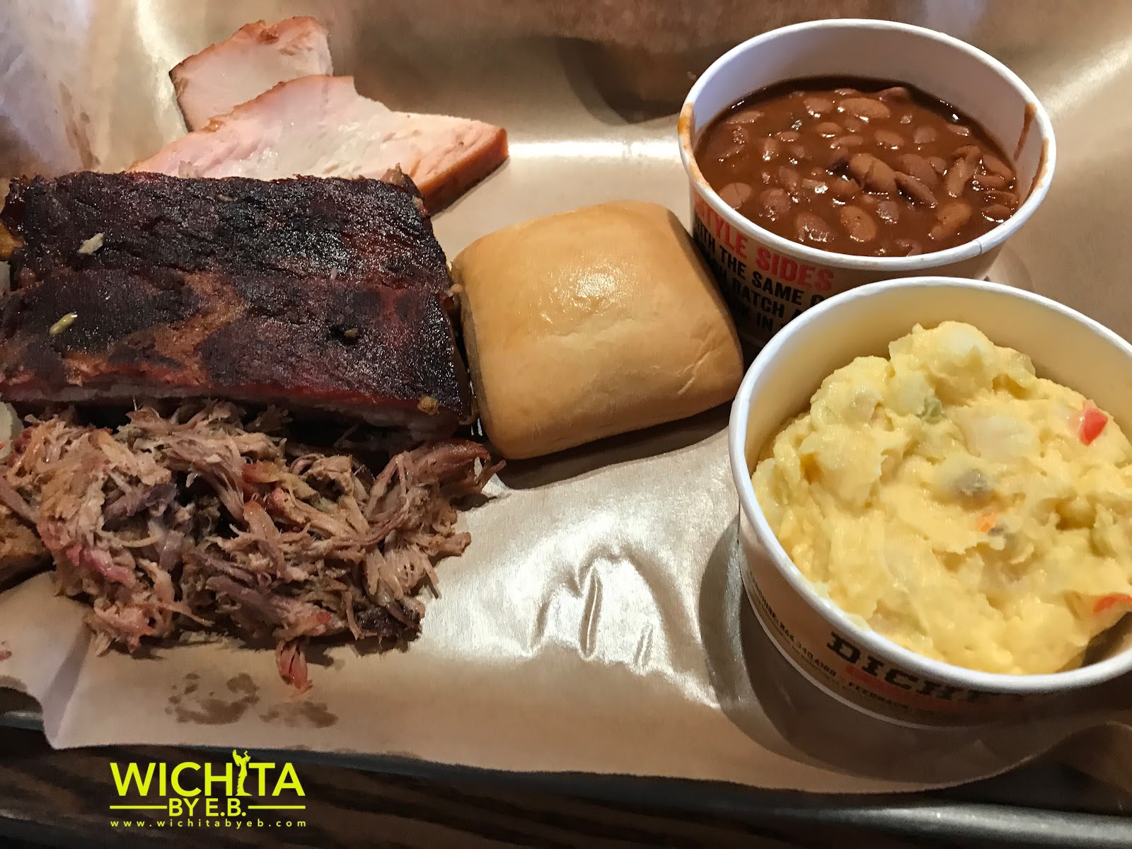 Dickey's barbecue sales pit meat plate