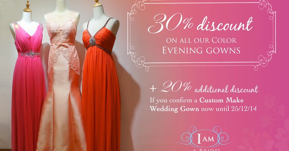 I Am A Bride Personalise bridal wedding gown online malaysia that