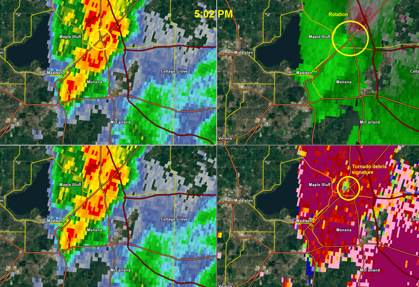 First Warn Weather Team Weak Tornado Saturday Evening East Of