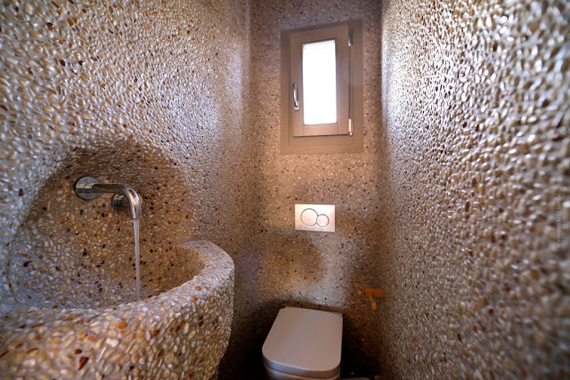 Casa minimalista mas super confortável Mykonos. Achados de Decoração