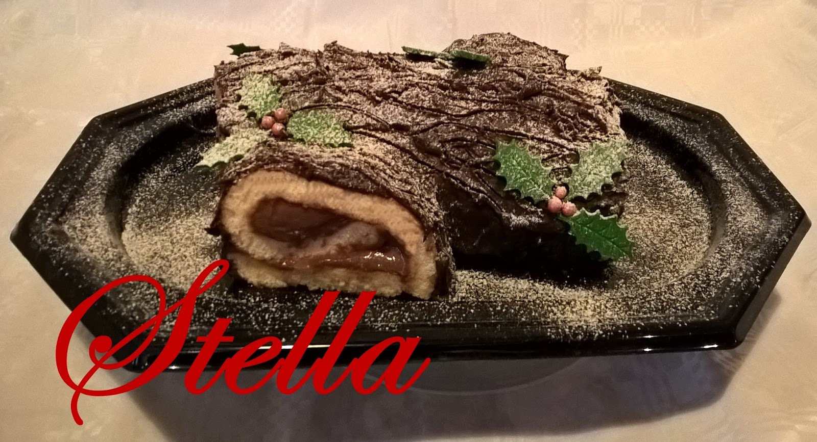 Tronchetto Di Natale Per Celiaci.Il Blog Di Stella Tronchetto Di Natale Senza Glutine Gluten Free Yule Log Cake